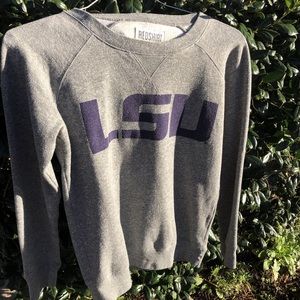 Gray LSU sweatshirt